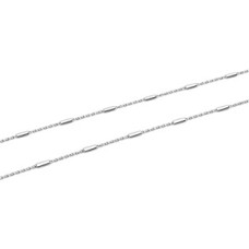 Stříbrný řetízek s válečky