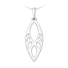 Stříbrný přívěsek kapka