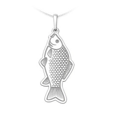 Stříbrný přívěsek kapr