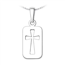 Přívěsek velký kříž v obdélníku