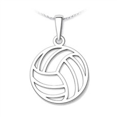 Stříbrný přívěsek volejbalový míč