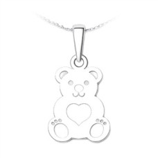 Stříbrný přívěsek medvěd
