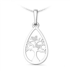 Stříbrný přívěsek strom života v kapce