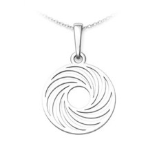 Stříbrný přívěsek spirála