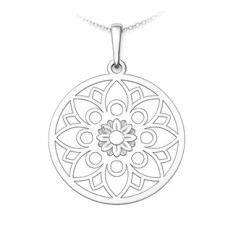 Stříbrý přívěsek mandala