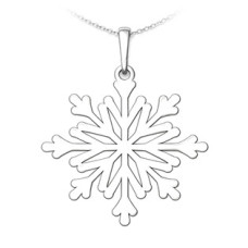 Stříbrný přívěsek vločka