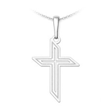 Stříbrný přívěsek kříž