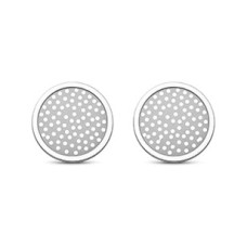 Stříbrné náušnice placičky