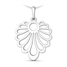 Stříbrný přívěsek vějíř