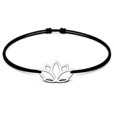 Šňůrkový náramek lotus