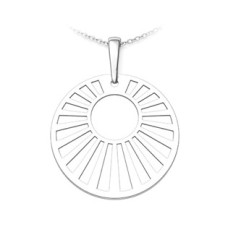 Stříbrný přívěsek slunce