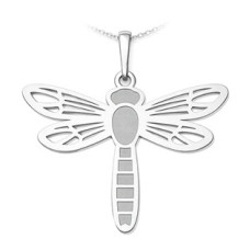 Stříbrný přívěsek vážka