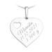 Přívěsek srdce s otisky