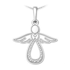 Stříbrný přívěsek anděl