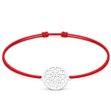 Šňůrkový náramek mandala