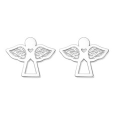 Stříbrné náušnice andílci