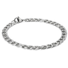 Ocelový náramek FIGARO š. 5 mm, délka 22 cm