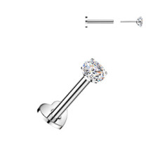 PUSH-IN piercing do brady zirkon - labreta TITAN