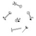 PUSH-IN piercing do brady zirkon - labreta TITAN PUSH-IN piercing do brady zirkon - labreta TITAN