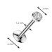 PUSH-IN piercing do brady zirkon - labreta TITAN PUSH-IN piercing do brady zirkon - labreta TITAN