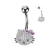 Piercing do pupíku kočička