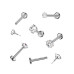 Piercing do brady - labreta TITAN