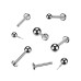 Piercing do brady - labreta s kuličkou TITAN
