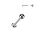 Piercing do brady - labreta s kuličkou TITAN