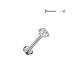 Piercing do brady - labreta TITAN