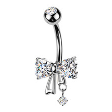 Piercing do pupíku mašlička
