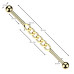 Zlacený industrial piercing řetěz Zlacený industrial piercing řetěz