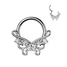 Piercing segment kruh TITAN motýlek
