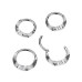 Piercing segment kruh TITAN se zirkonem Piercing segment kruh TITAN se zirkonem