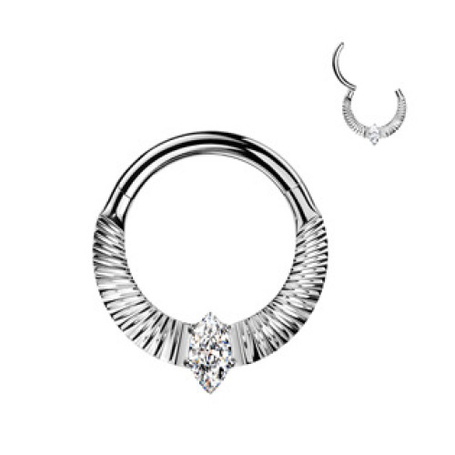 Piercing segment kruh TITAN se zirkonem Piercing segment kruh TITAN se zirkonem