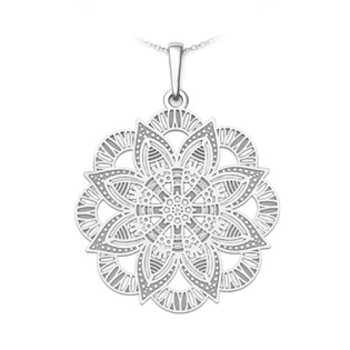 Stříbrný přívěsek mandala Stříbrný přívěsek mandala