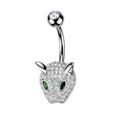 Piercing do pupíku leopard