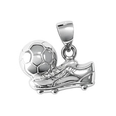 Stříbrný přívěšek fotbal