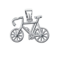 Stříbrný přívěšek bicykl - jízní kolo