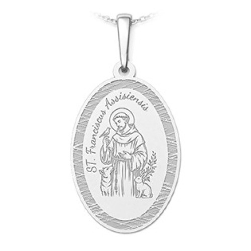 Stříbrný přívěsek svatý František z Assisi Stříbrný přívěsek svatý František z Assisi