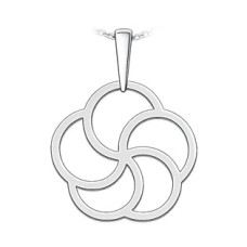 Stříbrný přívěsek symbol harmonie