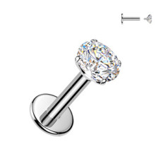 Piercing do brady - labreta TITAN Moissanit 0.25ct (4mm)