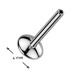 Náhradní labreta PUSH IN, tyčka TITAN 1,2 mm