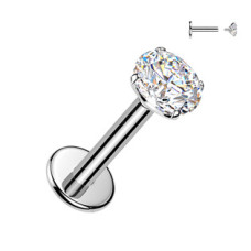 Piercing do brady - labreta TITAN Moissanit 0.25ct (4mm)