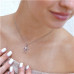 Ocelový náhrdelník anděl se Swarovski krystalem Ocelový náhrdelník anděl se Swarovski krystalem