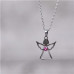 Ocelový náhrdelník anděl se Swarovski krystalem Ocelový náhrdelník anděl se Swarovski krystalem