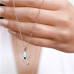 Ocelový náhrdelník anděl se Swarovski krystalem Ocelový náhrdelník anděl se Swarovski krystalem