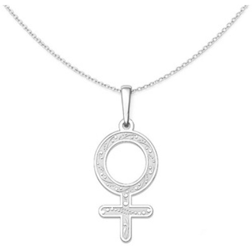 Stříbrný přívěsek symbol ženy Stříbrný přívěsek symbol ženy