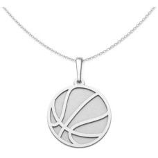 Stříbrný přívěsek basketbalový míč