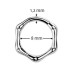 Piercing segment kruh TITAN 1,2 x 8 mm