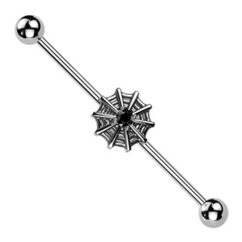 Industrial piercing pavučina Industrial piercing pavučina